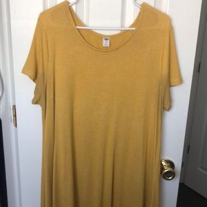 Old navy yellow swing dress